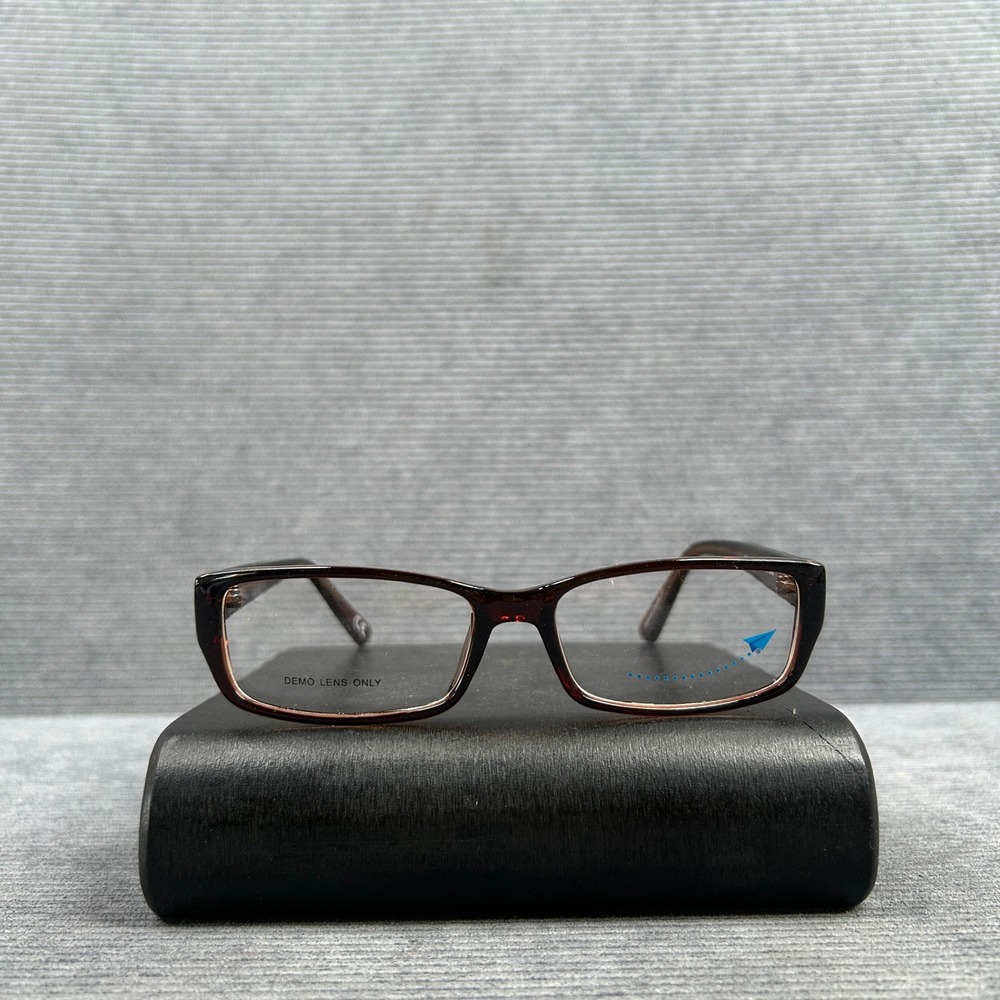 Anne Klein AK5004 Burgundy Tortoise Y2k Eyeglass Frames Rectangular